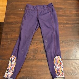 Ovation Kids Purple Riding Pants